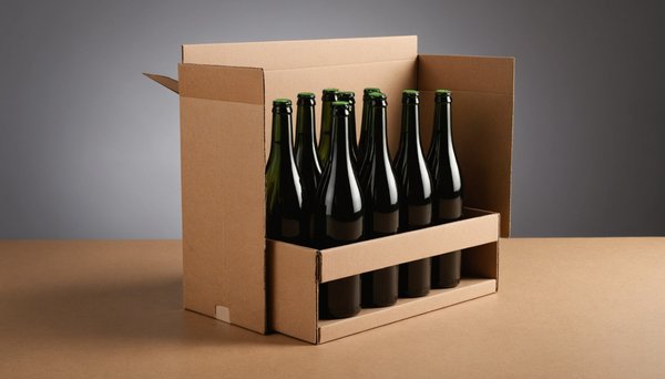 Innovative cardboard dividers for safe bottle shipping